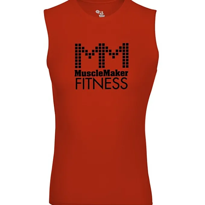 Badger Sport Pro Compression Sleeveless Crew T-Shirt