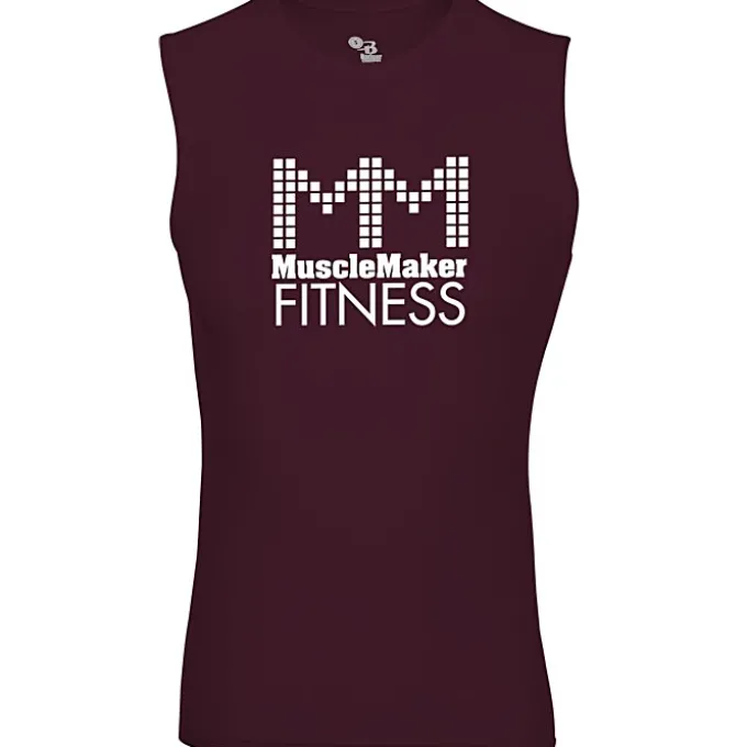 Badger Sport Pro Compression Sleeveless Crew T-Shirt
