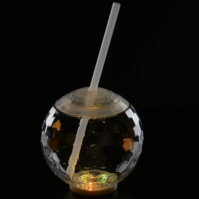Ball Light-up Tumbler with Straw - 20 oz.