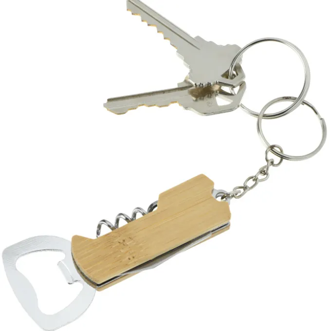 Bamboo Bar Tool Keychain