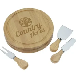 Bamboo Cheese Server Set