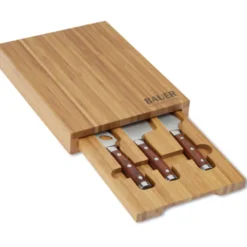 Bamboo Cheese Set