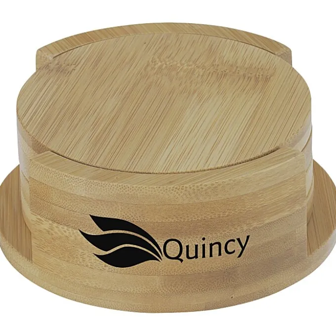 Bamboo Coaster Set
