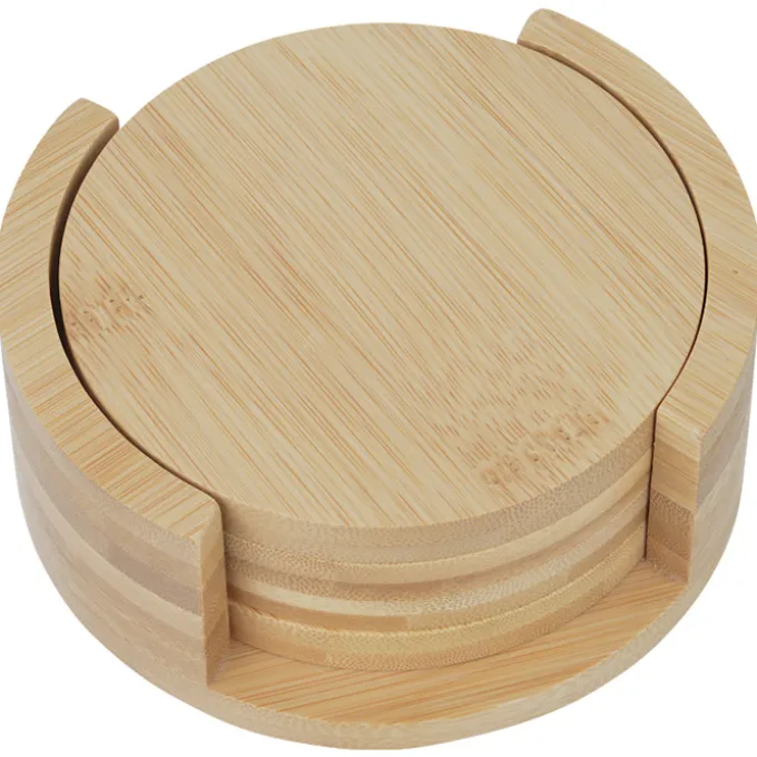 Bamboo Coaster Set