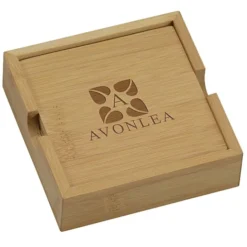 Bamboo Coaster Set - 24 hr