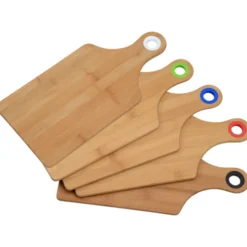 Bamboo Cutting Board with Silicone Ring