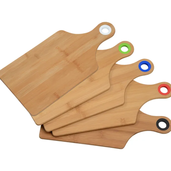 Bamboo Cutting Board with Silicone Ring