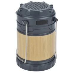 Bamboo Pop Up Lantern with Bluetooth Speaker