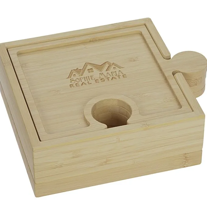 Bamboo Puzzle Entertainment Set