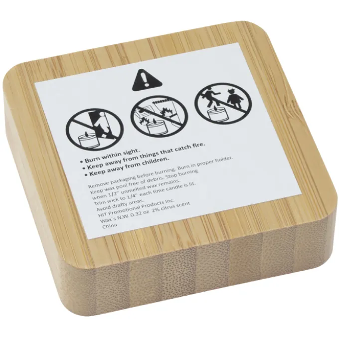 Bamboo Tealight Holder