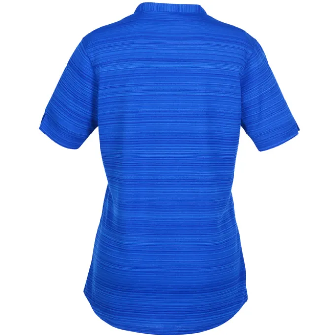 Barcode Textured Henley - Ladies'