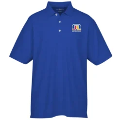 Barcode Textured Polo - Men's