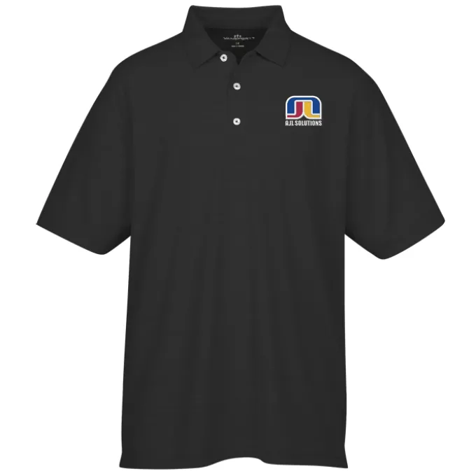 Barcode Textured Polo - Men's