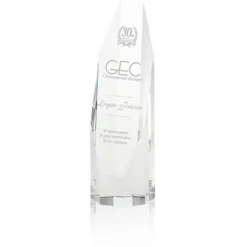 Barrhaven Crystal Award - 8 inches