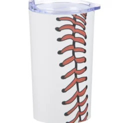 Baseball Full Color Travel Tumbler - 20 oz