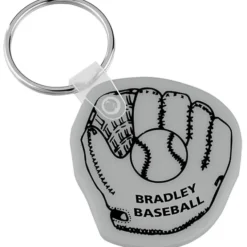 Baseball Mitt Soft Keychain - Opaque