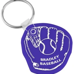 Baseball Mitt Soft Keychain - Opaque