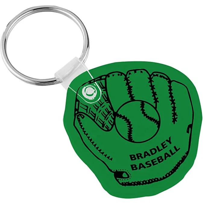 Baseball Mitt Soft Keychain - Translucent