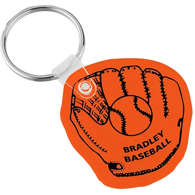 Baseball Mitt Soft Keychain - Translucent