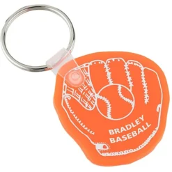Baseball Mitt Soft Keychain - Translucent