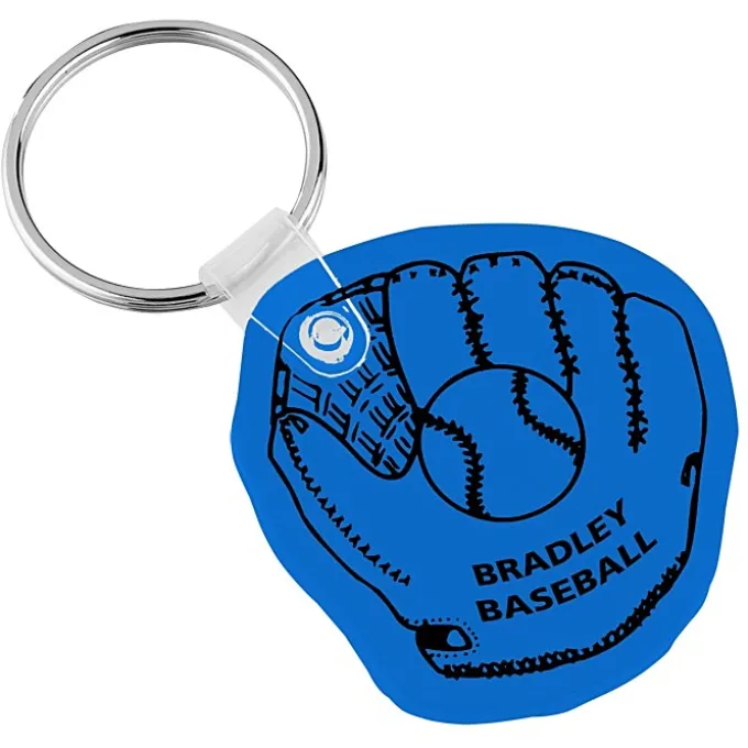 Baseball Mitt Soft Keychain - Translucent
