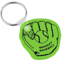 Baseball Mitt Soft Keychain - Translucent
