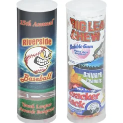 Baseball Snack Tube