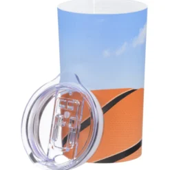 Basketball Full Color Travel Tumbler - 20 oz
