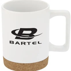 Bates Coffee Mug with Cork Base - 14 oz - 24 hr