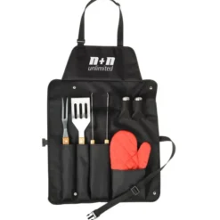 BBQ Now Apron and BBQ Set