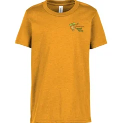 Bella+Canvas Crewneck T-Shirt - Youth - Heathers - Embroidered