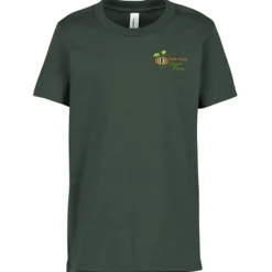 Bella+Canvas Crewneck T-Shirt - Youth - Heathers - Embroidered