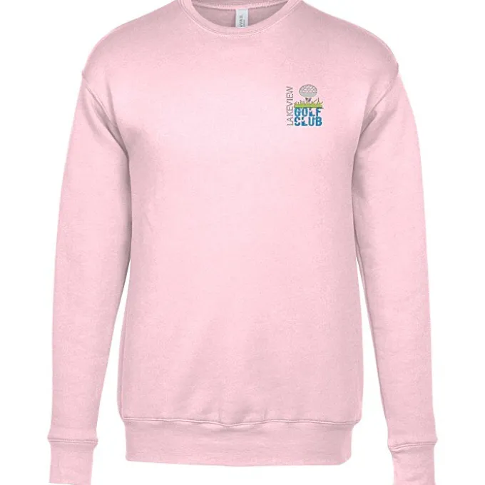 Bella+Canvas Drop Shoulder Crewneck Sweatshirt - Embroidered
