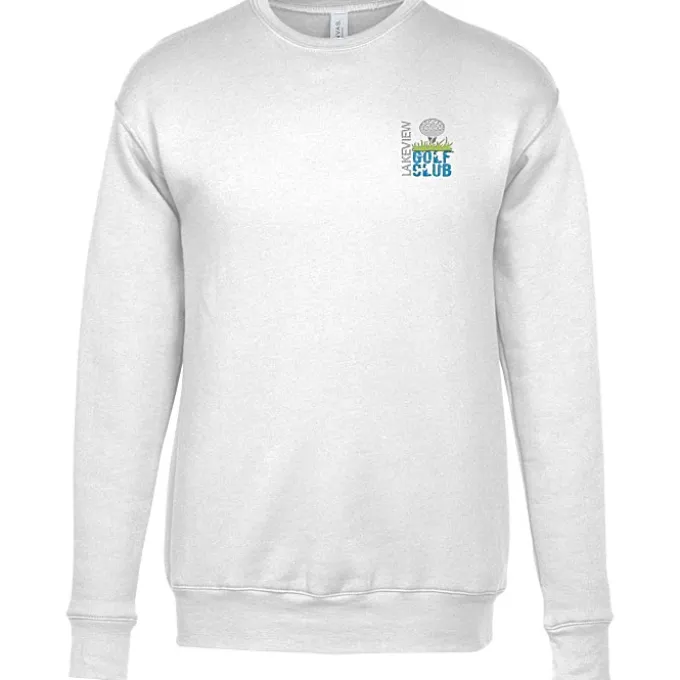 Bella+Canvas Drop Shoulder Crewneck Sweatshirt - Embroidered