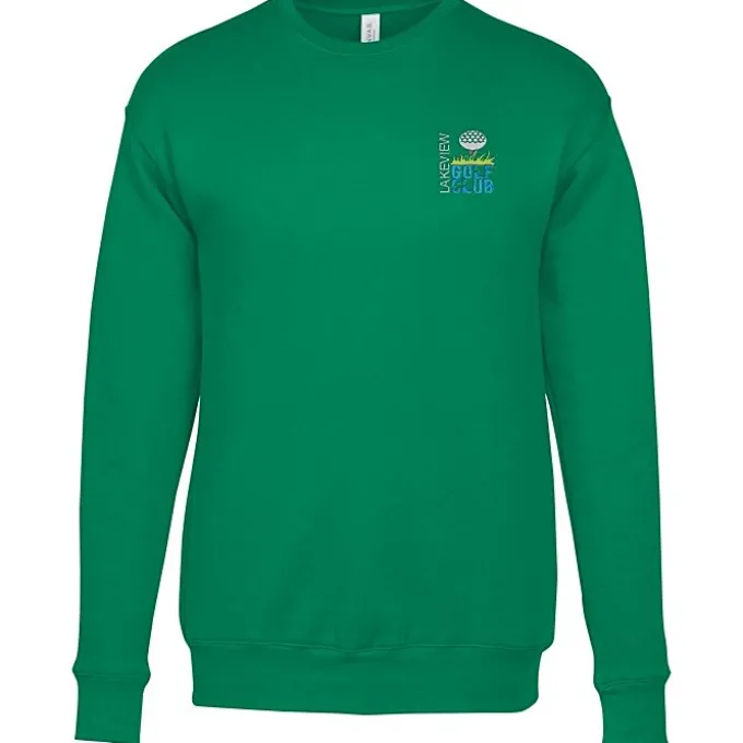 Bella+Canvas Drop Shoulder Crewneck Sweatshirt - Embroidered