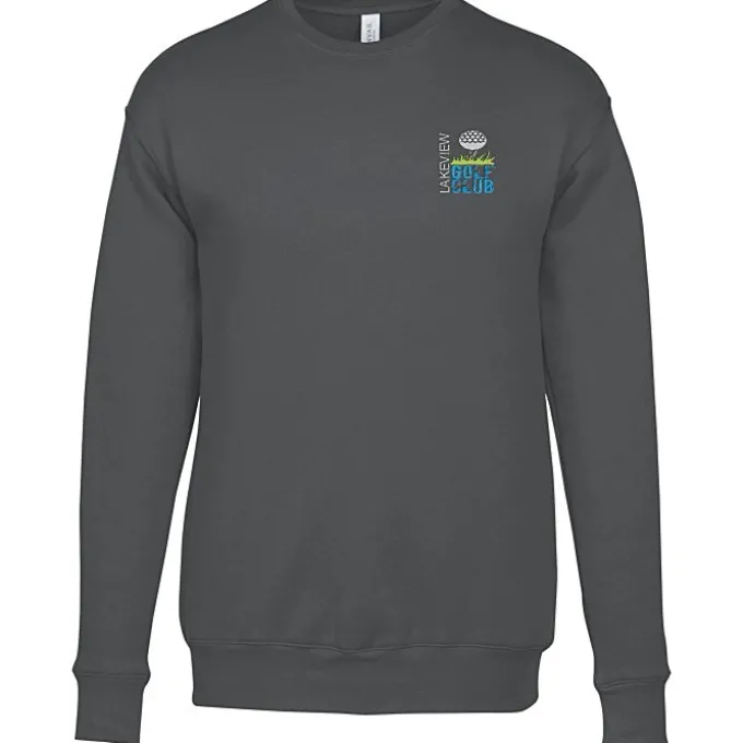 Bella+Canvas Drop Shoulder Crewneck Sweatshirt - Embroidered