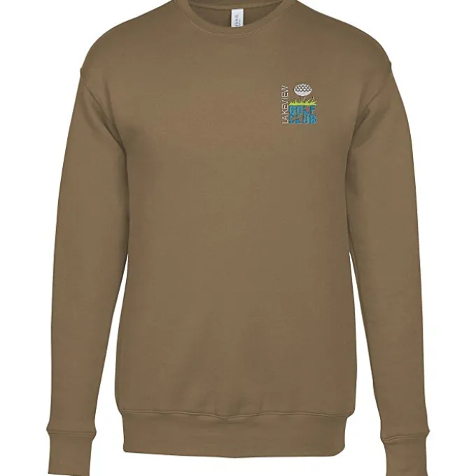 Bella+Canvas Drop Shoulder Crewneck Sweatshirt - Embroidered