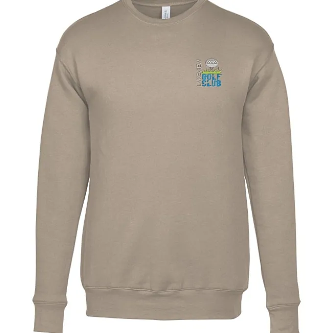 Bella+Canvas Drop Shoulder Crewneck Sweatshirt - Embroidered
