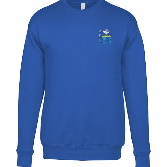 Bella+Canvas Drop Shoulder Crewneck Sweatshirt - Embroidered