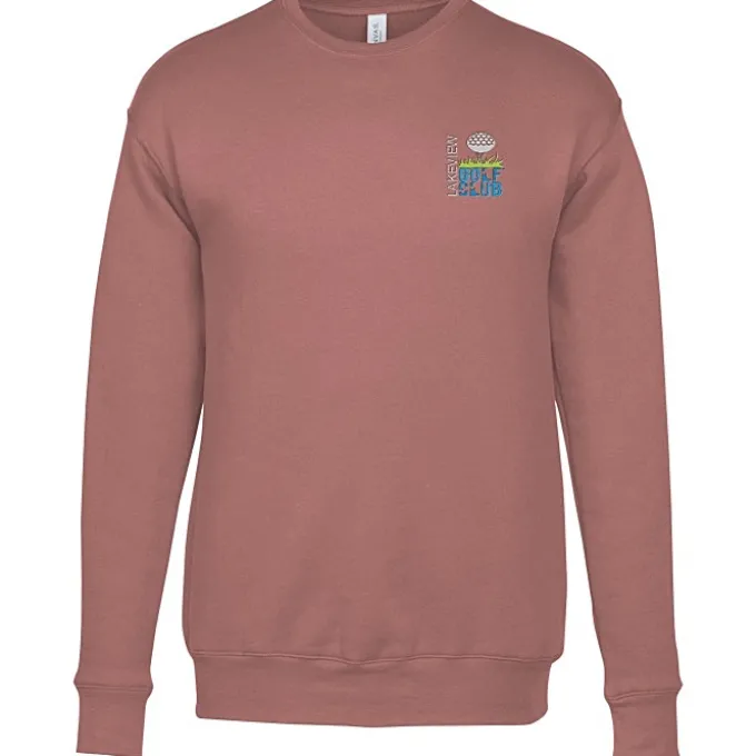 Bella+Canvas Drop Shoulder Crewneck Sweatshirt - Embroidered