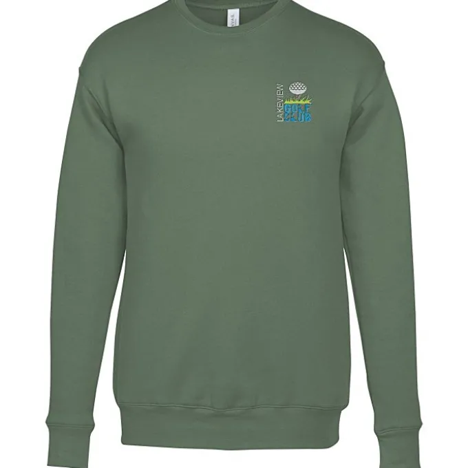 Bella+Canvas Drop Shoulder Crewneck Sweatshirt - Embroidered