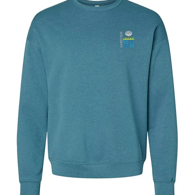 Bella+Canvas Drop Shoulder Crewneck Sweatshirt - Embroidered