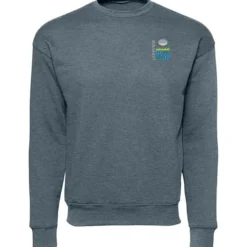 Bella+Canvas Drop Shoulder Crewneck Sweatshirt - Embroidered