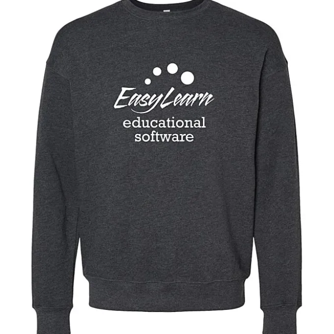 Bella+Canvas Drop Shoulder Crewneck Sweatshirt - Screen