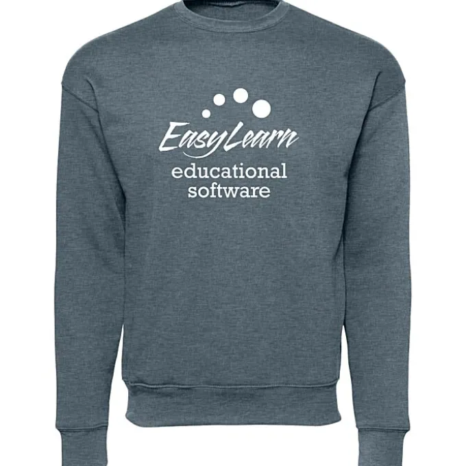 Bella+Canvas Drop Shoulder Crewneck Sweatshirt - Screen