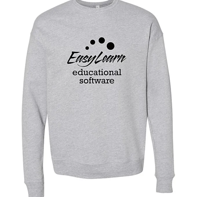 Bella+Canvas Drop Shoulder Crewneck Sweatshirt - Screen