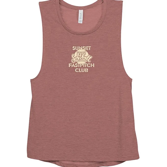 Bella+Canvas Flowy Scoop Muscle Tank - Ladies'