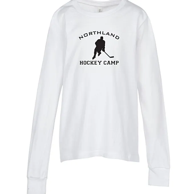 Bella+Canvas Long Sleeve Crewneck T-Shirt - Youth - Screen