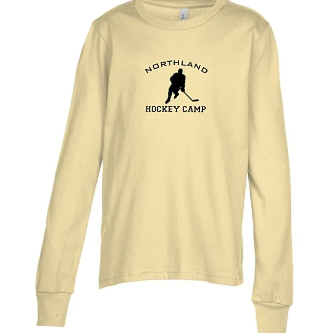 Bella+Canvas Long Sleeve Crewneck T-Shirt - Youth - Screen