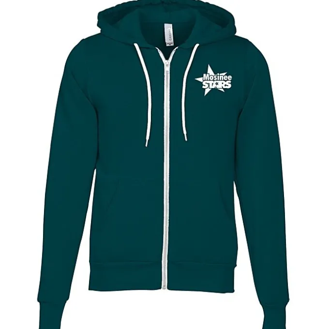 Bella+Canvas 7-oz Full-Zip Hooded Sweatshirt - Screen